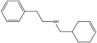 (cyclohex-3-en-1-ylmethyl)(2-phenylethyl)amine,,结构式