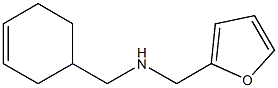 (cyclohex-3-en-1-ylmethyl)(furan-2-ylmethyl)amine Structure