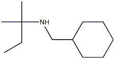 (cyclohexylmethyl)(2-methylbutan-2-yl)amine Structure