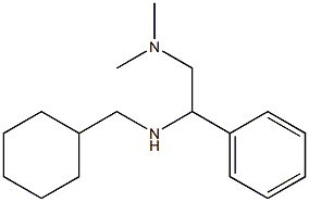 (cyclohexylmethyl)[2-(dimethylamino)-1-phenylethyl]amine Structure