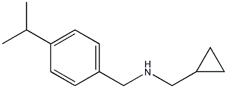 (cyclopropylmethyl)({[4-(propan-2-yl)phenyl]methyl})amine 化学構造式