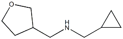 (cyclopropylmethyl)(oxolan-3-ylmethyl)amine Structure