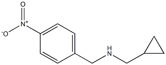 (cyclopropylmethyl)[(4-nitrophenyl)methyl]amine Structure