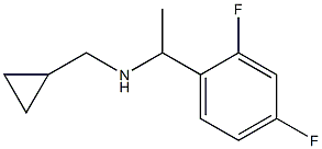 (cyclopropylmethyl)[1-(2,4-difluorophenyl)ethyl]amine Structure