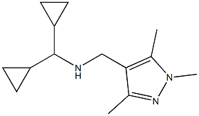 (dicyclopropylmethyl)[(1,3,5-trimethyl-1H-pyrazol-4-yl)methyl]amine|