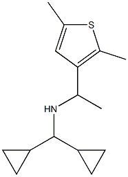 (dicyclopropylmethyl)[1-(2,5-dimethylthiophen-3-yl)ethyl]amine
