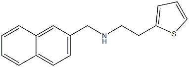 (naphthalen-2-ylmethyl)[2-(thiophen-2-yl)ethyl]amine Structure
