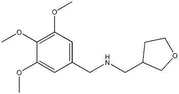 (oxolan-3-ylmethyl)[(3,4,5-trimethoxyphenyl)methyl]amine Structure