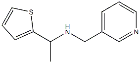 (pyridin-3-ylmethyl)[1-(thiophen-2-yl)ethyl]amine Structure