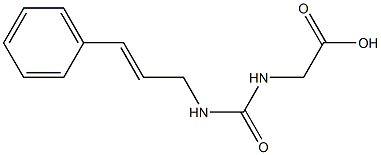  [({[(2E)-3-phenylprop-2-enyl]amino}carbonyl)amino]acetic acid