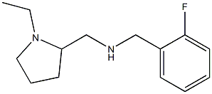 [(1-ethylpyrrolidin-2-yl)methyl][(2-fluorophenyl)methyl]amine Structure