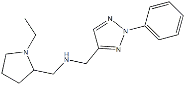 [(1-ethylpyrrolidin-2-yl)methyl][(2-phenyl-2H-1,2,3-triazol-4-yl)methyl]amine Structure