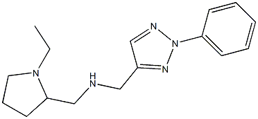 [(1-ethylpyrrolidin-2-yl)methyl][(2-phenyl-2H-1,2,3-triazol-4-yl)methyl]amine Struktur