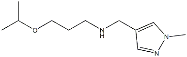 [(1-methyl-1H-pyrazol-4-yl)methyl][3-(propan-2-yloxy)propyl]amine