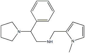 [(1-methyl-1H-pyrrol-2-yl)methyl][2-phenyl-2-(pyrrolidin-1-yl)ethyl]amine Struktur