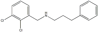 [(2,3-dichlorophenyl)methyl](3-phenylpropyl)amine Structure