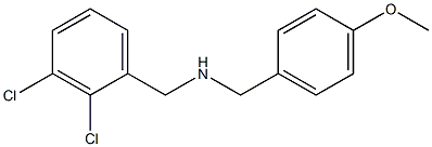 [(2,3-dichlorophenyl)methyl][(4-methoxyphenyl)methyl]amine Structure