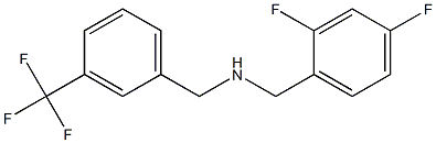 [(2,4-difluorophenyl)methyl]({[3-(trifluoromethyl)phenyl]methyl})amine|