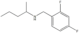 [(2,4-difluorophenyl)methyl](pentan-2-yl)amine Structure