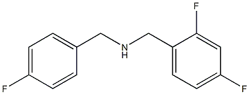 [(2,4-difluorophenyl)methyl][(4-fluorophenyl)methyl]amine,,结构式