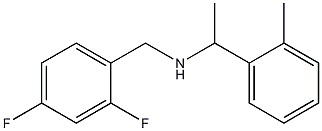  [(2,4-difluorophenyl)methyl][1-(2-methylphenyl)ethyl]amine