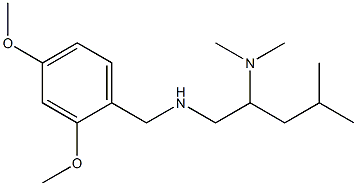 [(2,4-dimethoxyphenyl)methyl][2-(dimethylamino)-4-methylpentyl]amine,,结构式