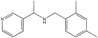 [(2,4-dimethylphenyl)methyl][1-(pyridin-3-yl)ethyl]amine 化学構造式