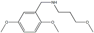 [(2,5-dimethoxyphenyl)methyl](3-methoxypropyl)amine 结构式