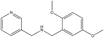 [(2,5-dimethoxyphenyl)methyl](pyridin-3-ylmethyl)amine,,结构式