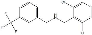 [(2,6-dichlorophenyl)methyl]({[3-(trifluoromethyl)phenyl]methyl})amine 化学構造式