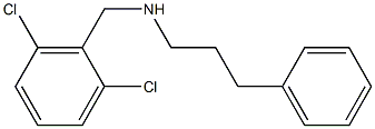 [(2,6-dichlorophenyl)methyl](3-phenylpropyl)amine Structure