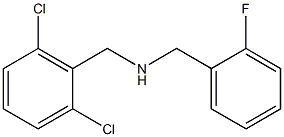 [(2,6-dichlorophenyl)methyl][(2-fluorophenyl)methyl]amine Structure