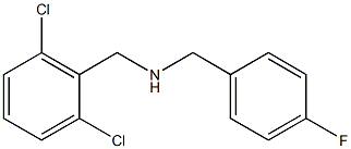 [(2,6-dichlorophenyl)methyl][(4-fluorophenyl)methyl]amine 化学構造式