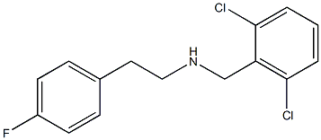 [(2,6-dichlorophenyl)methyl][2-(4-fluorophenyl)ethyl]amine Struktur