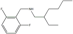 [(2,6-difluorophenyl)methyl](2-ethylhexyl)amine,,结构式