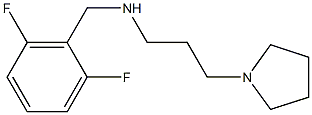 [(2,6-difluorophenyl)methyl][3-(pyrrolidin-1-yl)propyl]amine Structure