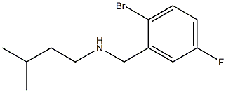 [(2-bromo-5-fluorophenyl)methyl](3-methylbutyl)amine