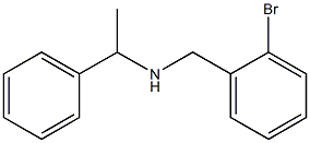 [(2-bromophenyl)methyl](1-phenylethyl)amine,,结构式