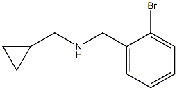 [(2-bromophenyl)methyl](cyclopropylmethyl)amine Structure