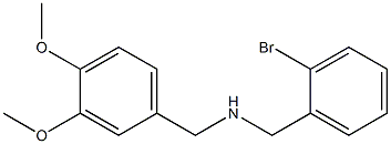 [(2-bromophenyl)methyl][(3,4-dimethoxyphenyl)methyl]amine 化学構造式