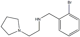 [(2-bromophenyl)methyl][2-(pyrrolidin-1-yl)ethyl]amine,,结构式