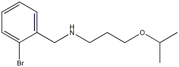 [(2-bromophenyl)methyl][3-(propan-2-yloxy)propyl]amine Struktur