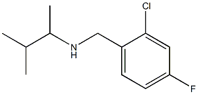 [(2-chloro-4-fluorophenyl)methyl](3-methylbutan-2-yl)amine 结构式