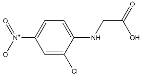 [(2-chloro-4-nitrophenyl)amino]acetic acid Struktur