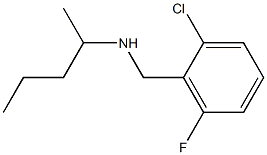[(2-chloro-6-fluorophenyl)methyl](pentan-2-yl)amine 结构式