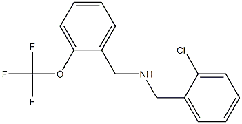 [(2-chlorophenyl)methyl]({[2-(trifluoromethoxy)phenyl]methyl})amine