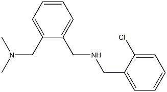 [(2-chlorophenyl)methyl]({2-[(dimethylamino)methyl]phenyl}methyl)amine