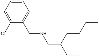 [(2-chlorophenyl)methyl](2-ethylhexyl)amine Structure