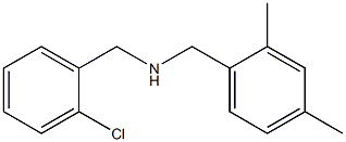 [(2-chlorophenyl)methyl][(2,4-dimethylphenyl)methyl]amine Structure