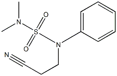 [(2-cyanoethyl)(phenyl)sulfamoyl]dimethylamine|